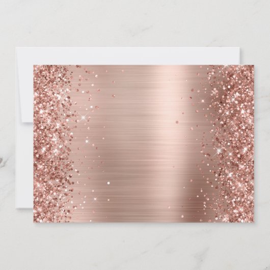 バラ金ゴールドグリッターとフォイルマザーズデイブランチ 招待状 (裏面)