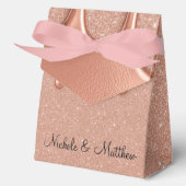 バラ金ゴールドグリッターとメタリックドライ結婚プス フェイバーボックス (正面)