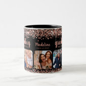 バラ金ゴールドグリッターのためにあなた5フォトグラード ツートーンマグカップ (中央)