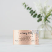 バラ金ゴールドグリッターの良さを望結婚む エンクロージャーカード (スタンド正面)