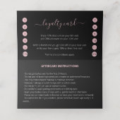 バラ金ゴールドグリッターまつ毛アフターケアすべて1つで ロイヤリティカード (内部開封)