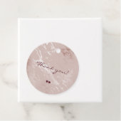 バラ金ゴールドグリッターエレガントなウェディング感謝していユー フェイバータグ (インサイチュ)