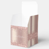 バラ金ゴールドグリッターカスタム文字お名前お気に入りボックス フェイバーボックス (オープン)