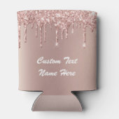 バラ金ゴールドグリッターカスタム文字パーティークーラーボックス 缶クーラー (裏面)