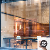 バラ金ゴールドグリッターカスタム文字名ウィンドウロック ウィンドウサイン (カフェ窓)