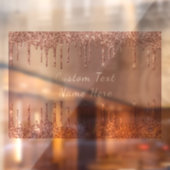 バラ金ゴールドグリッターカスタム文字名ウィンドウロック ウィンドウサイン (シート2)