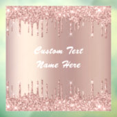 バラ金ゴールドグリッターカスタム文字名ウィンドウロック ウィンドウサイン (シート3)