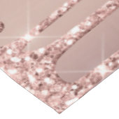 バラ金ゴールドグリッターカスタム文字名テーブルクロスギフト テーブルクロス (アングル)