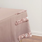 バラ金ゴールドグリッターカスタム文字名テーブルクロスギフト テーブルクロス (インサイチュ)