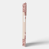 バラ金ゴールドグリッターギフトとテキスト名 Case-Mate iPhoneケース (裏面 / 右)