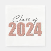 バラ金ゴールドグリッタークラス2024 スタンダードランチョンナプキン (正面)