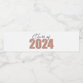 バラ金ゴールドグリッタークラス2024 ペットボトルラベル (シングルラベル)