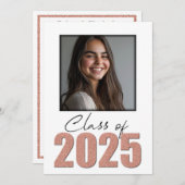 バラ金ゴールドグリッタークラス2025フォトオープンハウス 招待状 (正面/裏面)