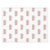 バラ金ゴールドグリッタークラス2025 テーブルクロス (正面(横))