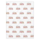 バラ金ゴールドグリッタークラス2025 テーブルクロス (正面)