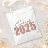 バラ金ゴールドグリッタークラス2025 フェイバーバッグ (クリップ留めされた状態)