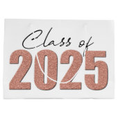 バラ金ゴールドグリッタークラス2025 ラージペーパーバッグ (裏面)