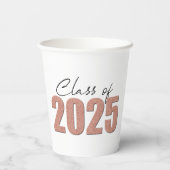 バラ金ゴールドグリッタークラス2025 紙コップ (裏面)