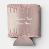 バラ金ゴールドグリッタークーラーボックスカスタム文字名 缶クーラー (裏面)