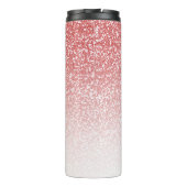 バラ金ゴールドグリッターグラデーションモノグラモダンム タンブラー (裏面)