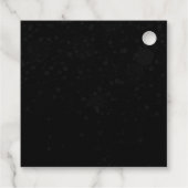 バラ金ゴールドグリッターグラムエッジ&ダイアモンズスウィート16 フェイバータグ (裏面)