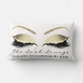 バラ金ゴールドグリッターグラムメイクアップ美しい ランバークッション