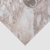 バラ金ゴールドグリッターグラムモノグラムレターイニシャル 薄葉紙 (詳細)