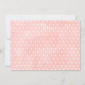 バラ金ゴールドグリッターサファリフォトツーワイルド誕生日 招待状 (裏面)