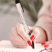 バラ金ゴールドグリッターサロン事業プロモーション 黒ボールペン