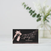 バラ金ゴールドグリッターサンレスタンニングモバイルスプレータン 名刺 (スタンド正面)