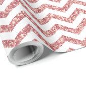 バラ金ゴールドグリッターシ結婚ブロンの包装紙 ラッピングペーパー (ロールコーナー)