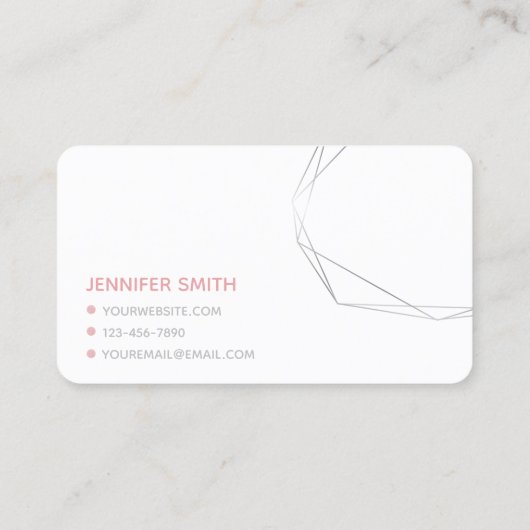 バラ金ゴールドグリッタージェムフェミニン 名刺 (裏面)