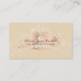 バラ金ゴールドグリッタージュエルジュエリー設計者 名刺