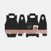 バラ金ゴールドグリッタースウィート16シック写真 フェイバーボックス (折り畳みなし)