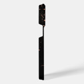 バラ金ゴールドグリッタースパークリーエレガントグラマラス文字 iPhoneケース (右側面)