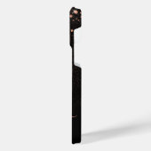 バラ金ゴールドグリッタースパークリーエレガントグラマラス文字 iPhoneケース (左側面)