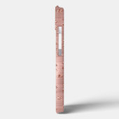 バラ金ゴールドグリッタースパークリーGlam Case-Mate iPhoneケース (裏面 / 左)