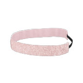 バラ金ゴールドグリッタースパークルデザイン アスレチックヘッドバンド (右)