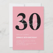 バラ金ゴールドグリッターダイヤモンドボウ誕生日 招待状 (裏面)