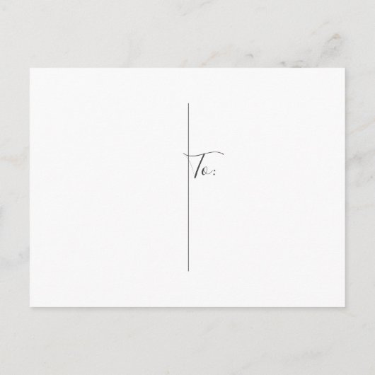 バラ金ゴールドグリッターダマキンセアニェラダマ提案 インビテーションポストカード (裏面)