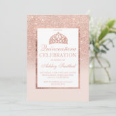 バラ金ゴールドグリッターティエレガントアラシックキンセアニェラ 招待状 (スタンド正面)