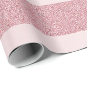 バラ金ゴールドグリッターテンプレートエレガントクリスマス ラッピングペーパー (ロールコーナー)