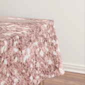 バラ金ゴールドグリッターテーブルクロスとテキスト名 テーブルクロス (インサイチュ)