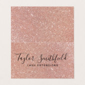 バラ金ゴールドグリッタートレンディーエレガントラッシュヘア爪、 ネイル 名刺 (外部フラット)