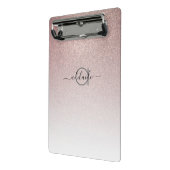 バラ金ゴールドグリッタートレンディーヘアサロンメイクアップアーティスト ミニクリップボード (アングル2)