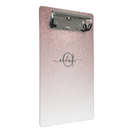 バラ金ゴールドグリッタートレンディーヘアサロンメイクアップアーティスト ミニクリップボード