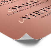 バラ金ゴールドグリッタードライやる気を起こさせるプ引用文 ポスター (角)