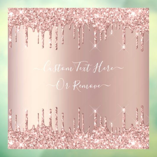 バラ金ゴールドグリッタードライカスタムプ文字窓貼り ウィンドウサイン (シート3)