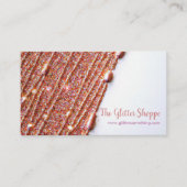 バラ金ゴールドグリッタードライ絵を描プ名刺 名刺 (正面)