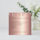 バラ金ゴールドグリッタードリップスごめんなさい謝罪カード サンキューカード (スタンド正面)